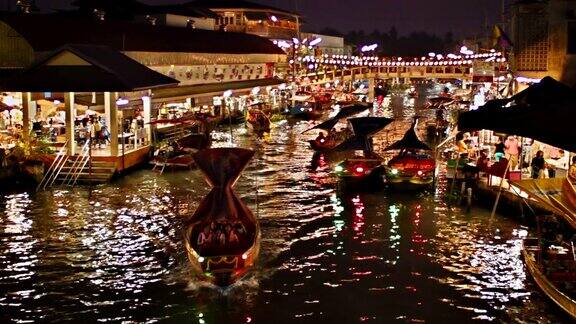 曼谷的水上市场