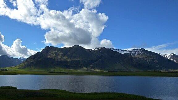冰岛山移动云的延时视频