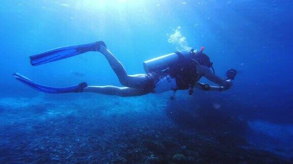 水肺潜水是我的治疗方法