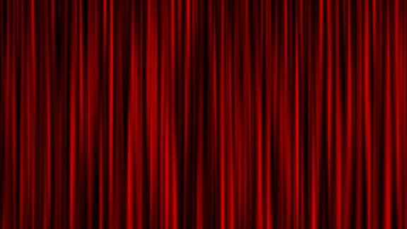 红色的窗帘动画