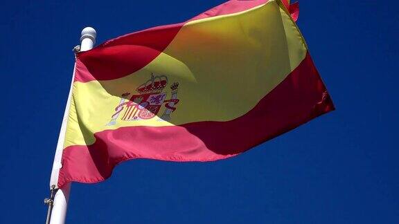 西班牙国旗4K视频