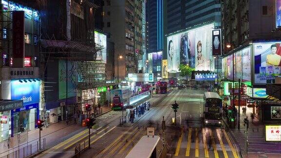 4k时间间隔的夜间交通有香港中国