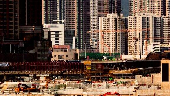 香港4K延时建筑