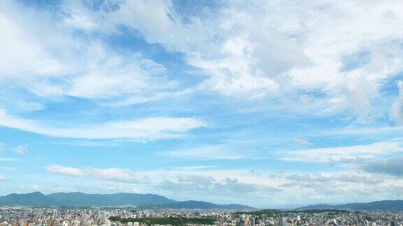 日本福冈市的风景