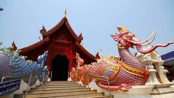 泰国清迈的班登寺或德登萨寺
