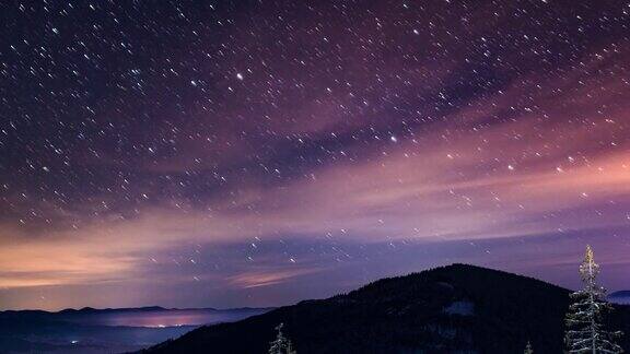 喀尔巴阡山脉的星空时光