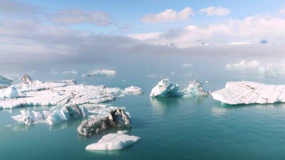 冰河湖冰川泻湖冰岛