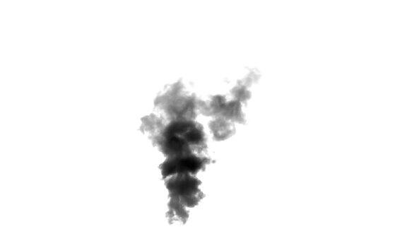 燃烧石油产品产生的烟雾