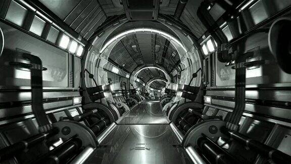 科幻宇宙飞船隧道之旅