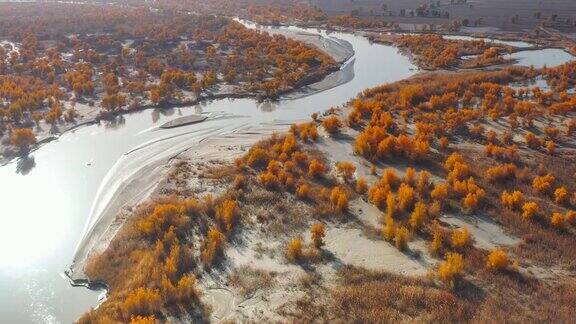新疆美景鸟瞰图