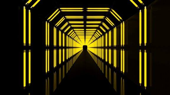 黄霓虹隧道