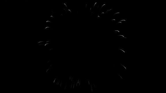 银色的方形烟花闪闪发光银粒子爆炸方形炸药孤立在黑色背景上方框炸药