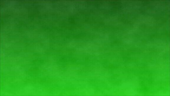 黑色烟雾上的绿色屏幕背景色度键
