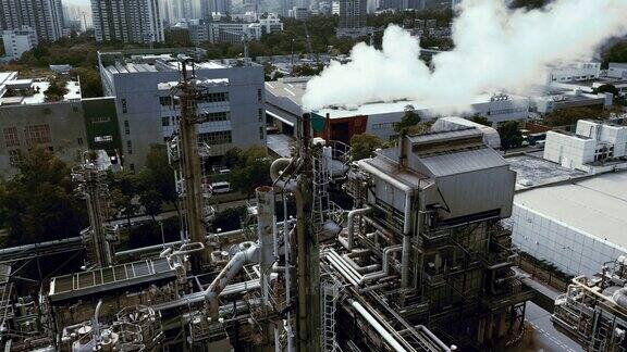 鸟瞰图炼油厂炼油厂工业炼油厂石化工厂