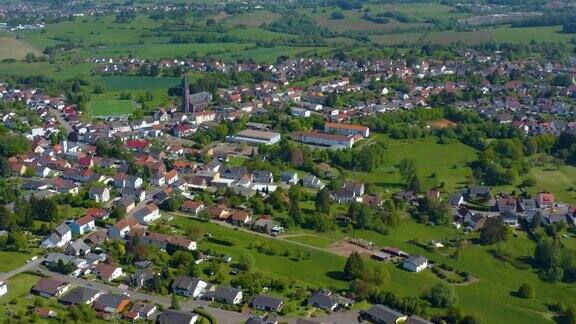 德国Heusweiler城市鸟瞰图