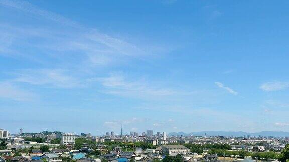 日本福冈市的风景