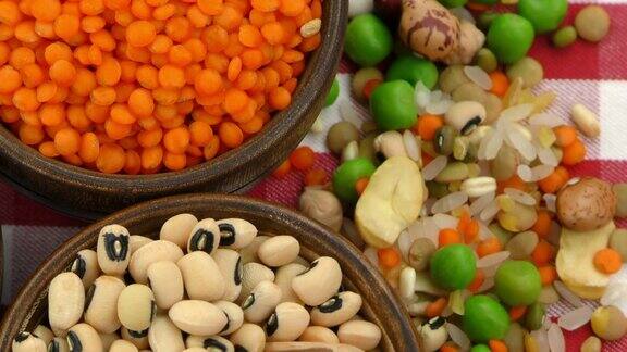 健康素食生食豆类
