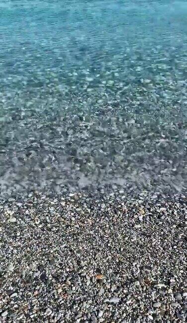 西拉意大利海滩波浪模式