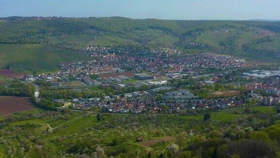 德国Remshalden城市鸟瞰图