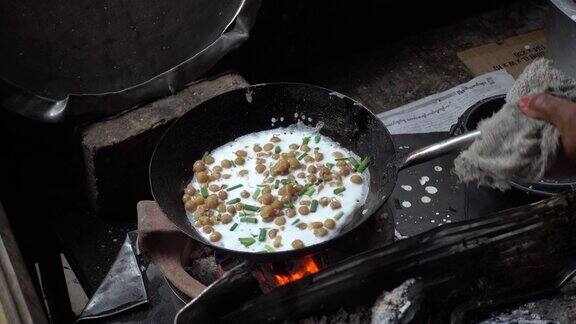 缅甸当地的食品市场