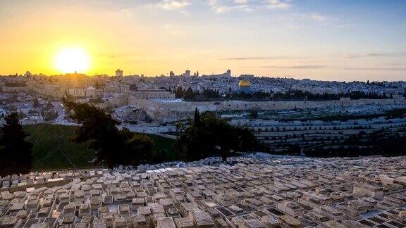 耶路撒冷和橄榄山