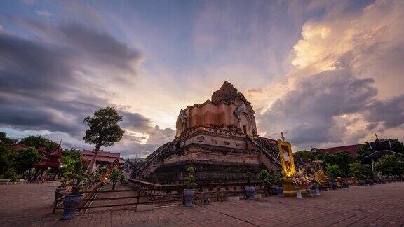 泰国清迈美丽的寺庙