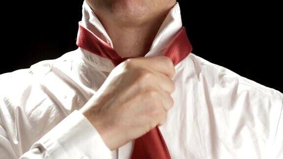 红色领带