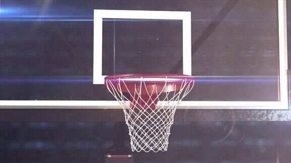 篮球篮-3D渲染