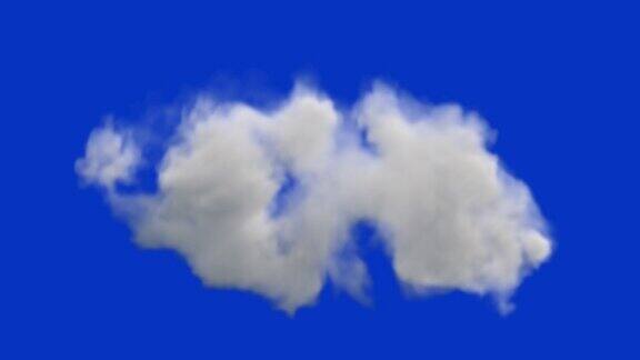 云变形无缝循环蓝屏变色4K