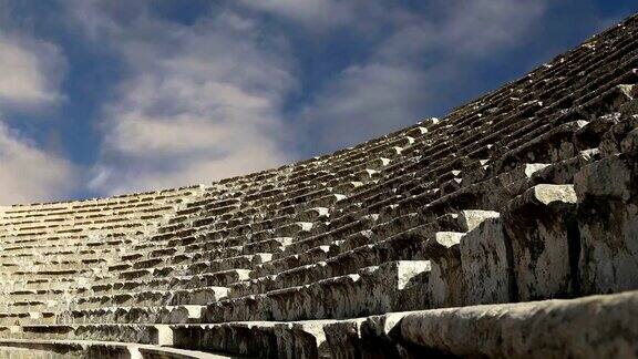 约旦省最大的圆形剧场Jerash