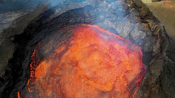 AerialviewofFagradalsfjallVolcanoGrindavíkIceland.