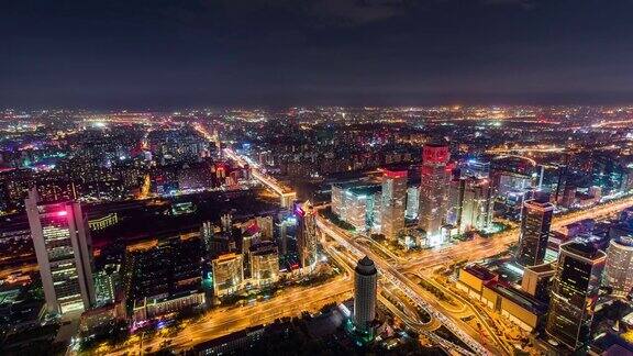 ZO鸟瞰图北京城市夜景