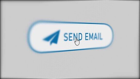 鼠标光标点击发送电子邮件按钮