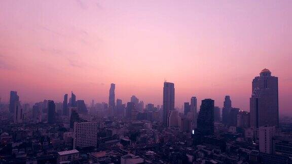 城市的日出