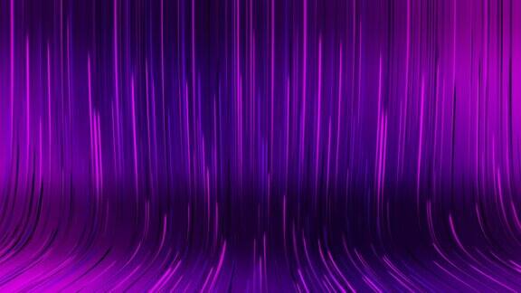 紫色的背景各种紫色的线条落在地板上霓虹灯线抽象的背景紫色