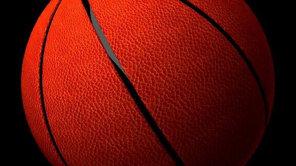 篮球在黑色背景