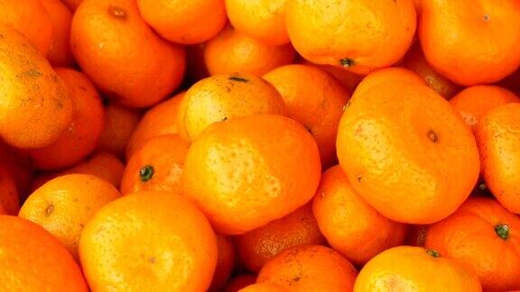 很多橘子作为背景
