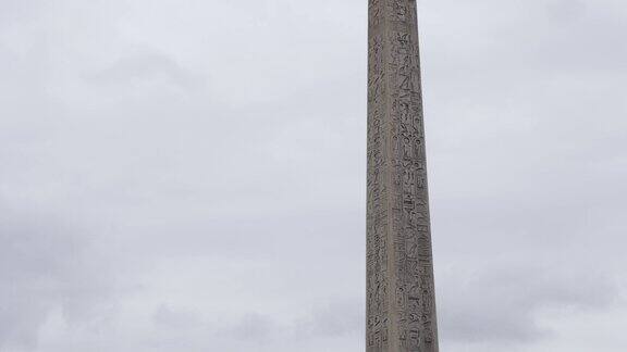 卢克索方尖碑位于法国首都巴黎协和广场4K