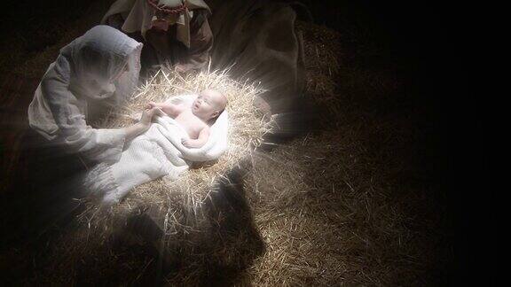 玛丽约瑟夫和婴儿耶稣