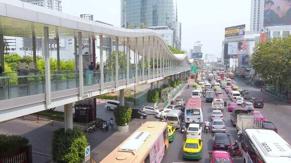 曼谷繁忙的交通