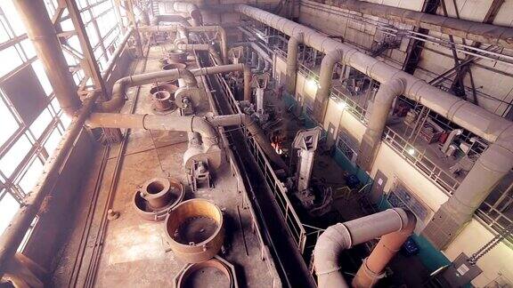 工厂在一个重工业工厂