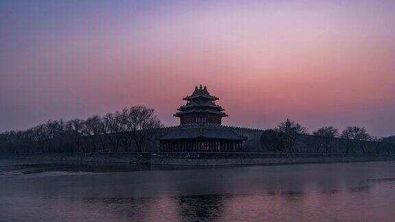 紫禁城日夜过渡北京中国