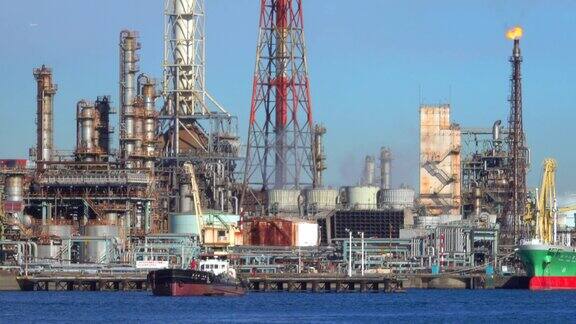 炼油厂的观点石油和天然气工业