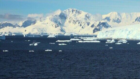 南极洲海岸线-全球变暖-冰的形成