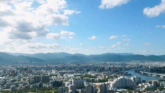 日本福冈市的一段时间