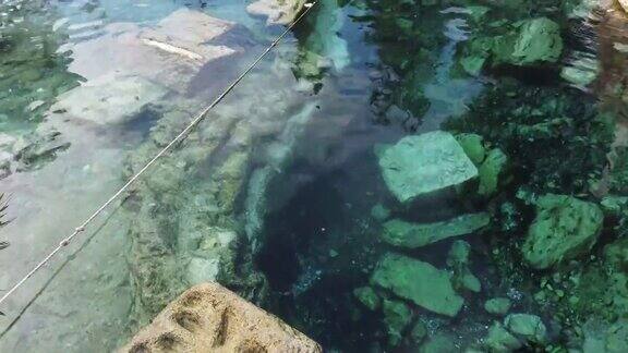 土耳其Pamukkale的克利奥帕特拉古水池