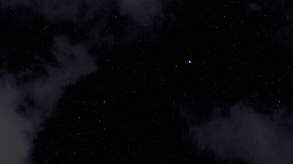 4K:云间可见的星星