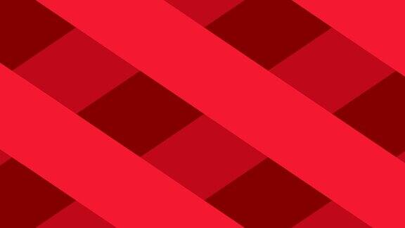方形运动背景环红色