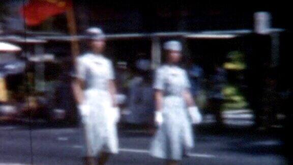五十年代的阅兵和护士