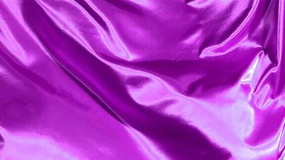 紫缎面料随风飘动抽象背景